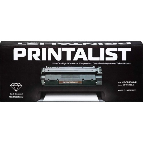 Картридж Printalist HP LJ M252/M277 CF400A Black (HP-CF400A-PL)