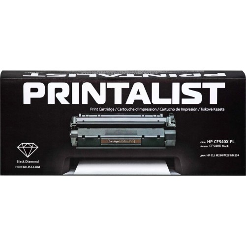 Картридж Printalist HP CLJ M280/M281/M254/ CF540X Black (HP-CF540X-PL)