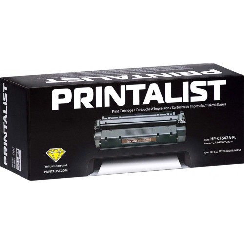 Картридж Printalist HP CLJ M280/M281/M254 CF542A Yellow (HP-CF542A-PL)