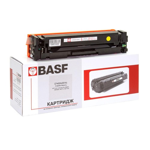 Картридж BASF для HP LJ M252/M277 A аналог CF402A Yellow (KT-CF402A)