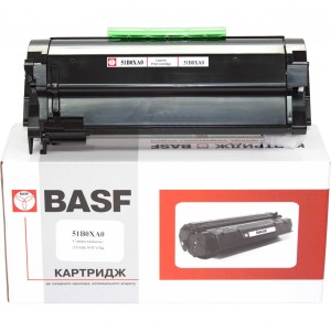 Тонер-картридж BASF Lexmark MS517/617dne , 51B0XA0 Black (BASF-KT-51B0XA0)