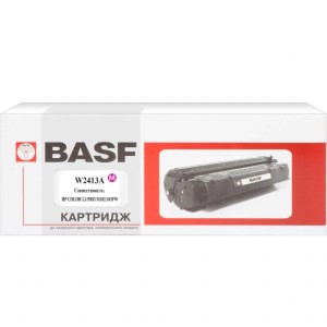 Картридж BASF HP CLJ M182/183, W2413A Magenta, without chip (BASF-KT-W2413A-WOC)