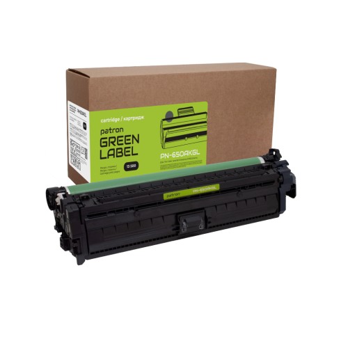 Картридж Patron HP 650A (CE270A) Green Label, black (PN-650AKGL)