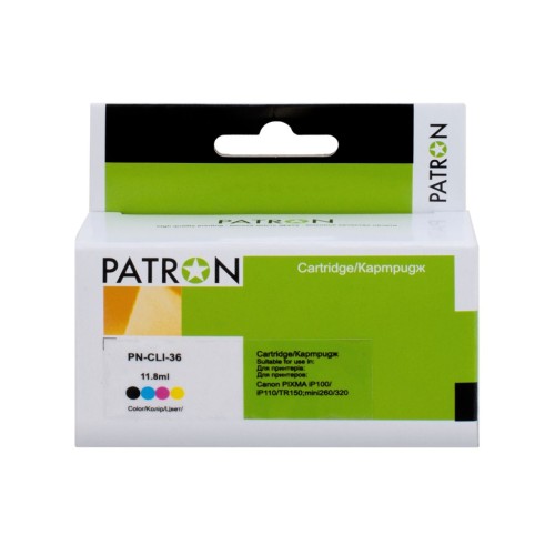 Картридж Patron Canon CLI-36 Color (1511B001) 250ст (PN-CLI-36)