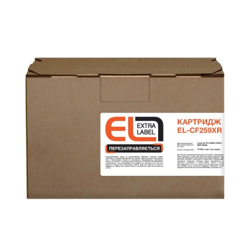 Картридж Extra label HP 59X (CF259X) з вживаним чипом (EL-CF259XR)