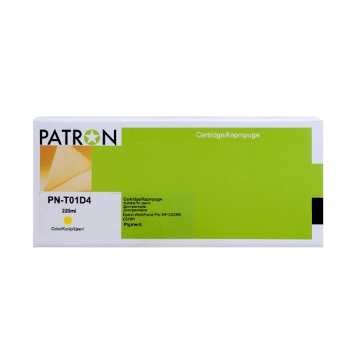 Картридж Patron Epson T01D XXL Yellow (C13T01D400) 20K арк (PN-T01D4)