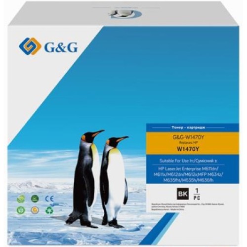 Картридж G&G HP 147Y LJ MFP M611/M612/M635/M636 Black (42 000ст) (G&G-W1470Y)