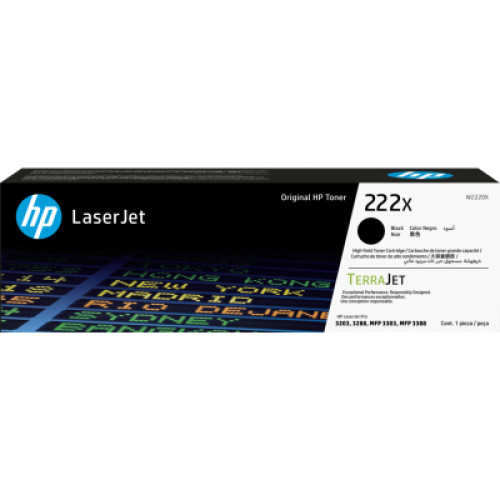 Картридж HP CLJ  222X Black 3.2K (W2220X)