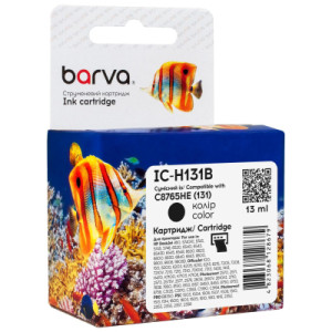 Картридж Barva HP 131 (C8765HE) 480c, black (IC-H131B)
