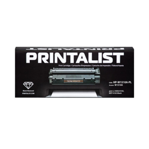 Тонер-картридж HP LJ 4003/4103, MFP 4103 Black / W1510A Black Printalist (HP-W1510A-PL)
