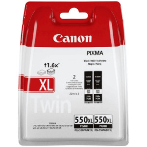 Картридж Canon PGI-550XL Black DoublePpack, 2*22ml, blister (6431B005)