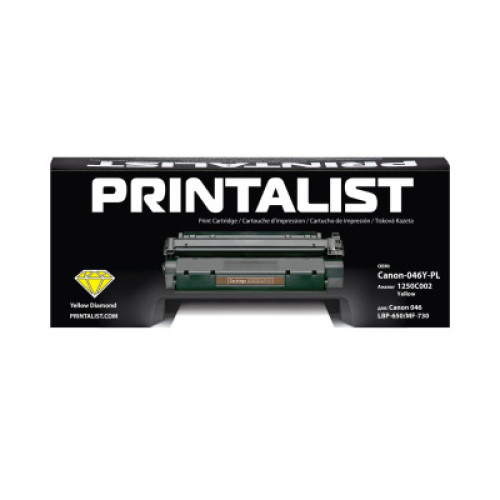 Картридж Printalist Canon 046, LBP-650/MF-730 1247C002 Yellow (Canon-046Y-PL)