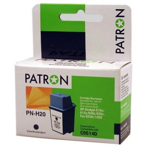 Картридж Patron для HP PN-H20 Black (C6614D) (CI-HP-C6614D-B-PN)