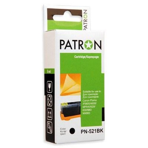 Картридж Patron CANON CLI-521 Black (CI-CAN-CLI-521-B-PN)