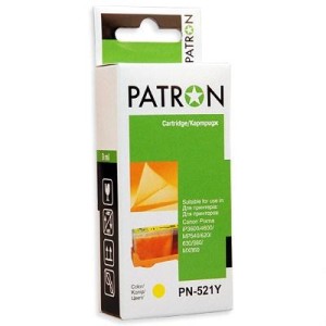 Картридж Patron CANON CLI-521 Yellow (CI-CAN-CLI-521-Y-PN)