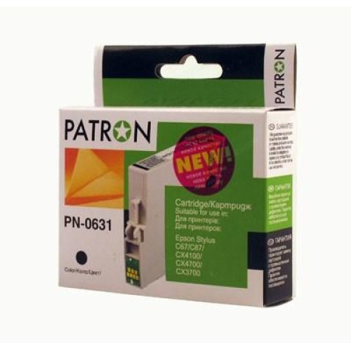 Картридж Patron для Epson StC67/87 CX3700/4100 blac (CI-EPS-T06314A-B-PN)