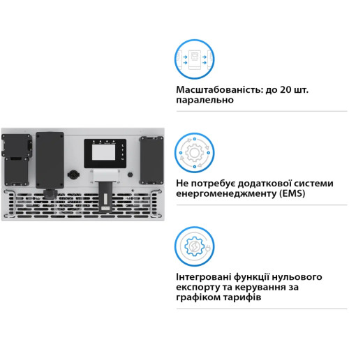 Сонячний інвертор Deye SUN-125K-PCS01HP3, 125кВт (SUN-125K-PCS01HP3)