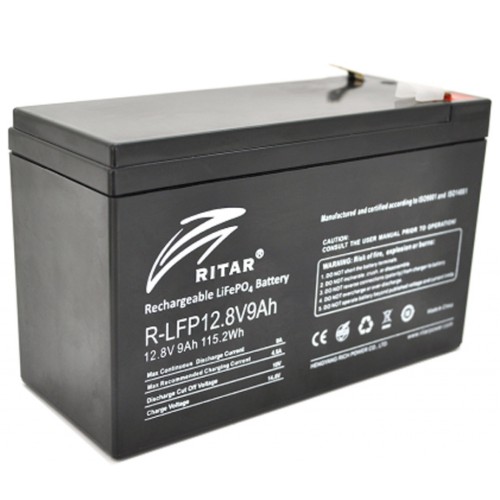 Батарея LiFePo4 Ritar R-LFP 12.8V 9Ah