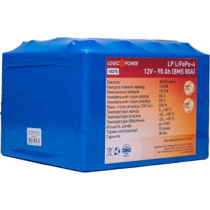 Батарея LiFePo4 LogicPower LiFePO4 12V-90Ah (10270)