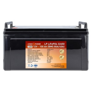 Батарея LiFePo4 LogicPower LiFePO4 12V-100Ah (13299)