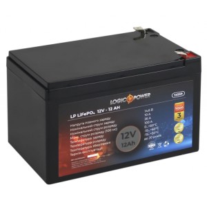 Батарея LiFePo4 LogicPower LiFePO4 12V-12Ah (14559)