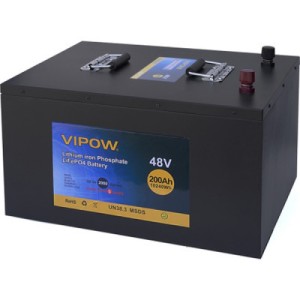 Батарея LiFePo4 Vipow LiFePO4 51.2V-200A (BMS 100A) (LiFePO4512-200/100)