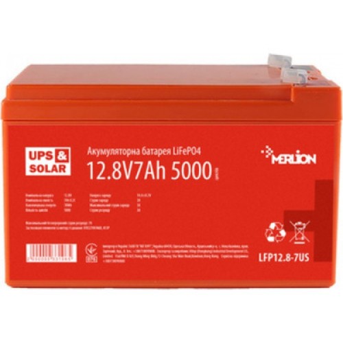 Батарея LiFePo4 Merlion LFP12.8-7US