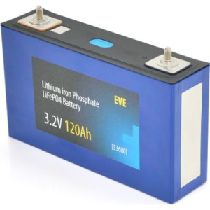 Батарея LiFePo4 EVE 3.2V 120AH (EVE-3.2V-120AH)