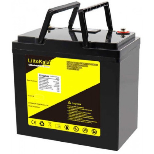 Батарея LiFePo4 Liitokala LiFePO4 12V-120Ah LCD (12V 120Ah LiFePO4 LCD)