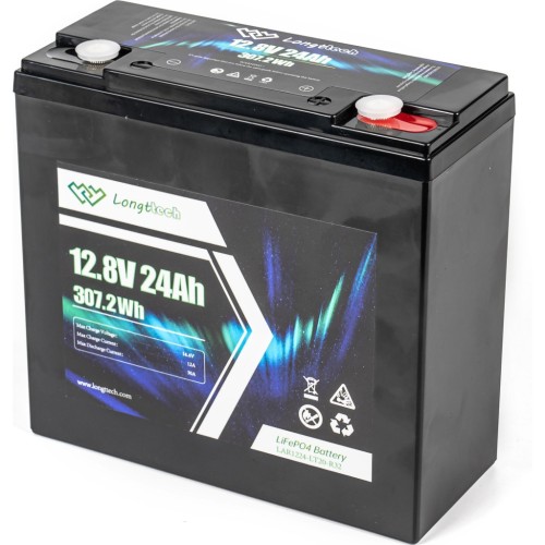 Батарея LiFePo4 Longttech LiFePO4 12.8V - 24Ah (LAR1224-LT20-R32)