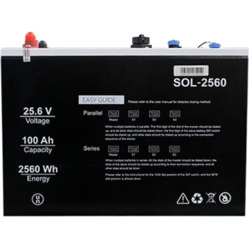 Батарея LiFePo4 Solinved 25.6V - 100Ah (SOL-2560)