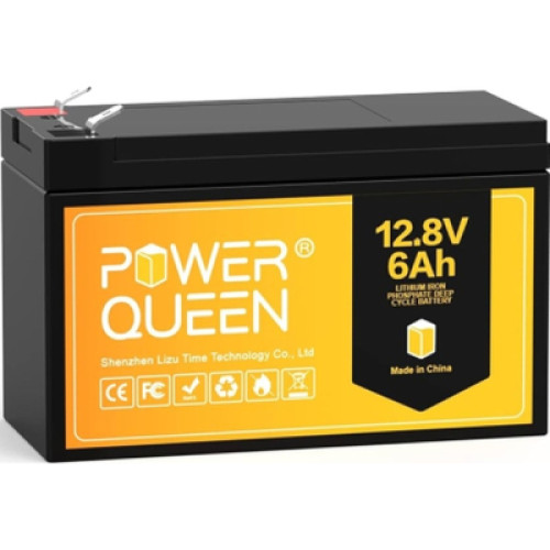 Батарея LiFePo4 Power Queen 12.8V-6Ah (Power Quee-LiFePO4-12.8-6)