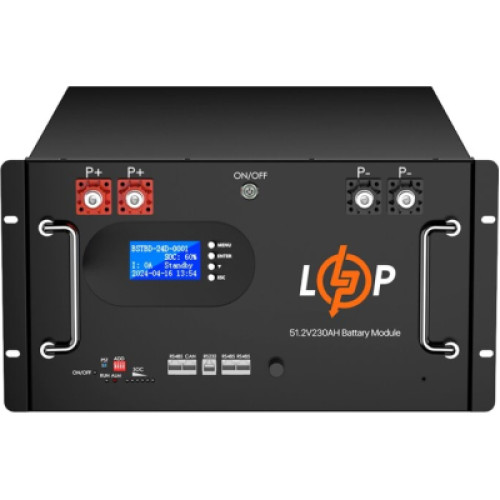Батарея LiFePo4 LogicPower 48V (51.2V) - 230 Ah (11776Wh) (30386)