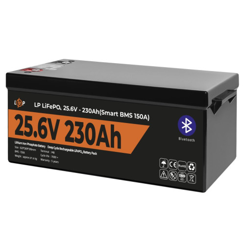Батарея LiFePo4 LogicPower 25.6V - 230Ah (5888Wh) (30384)