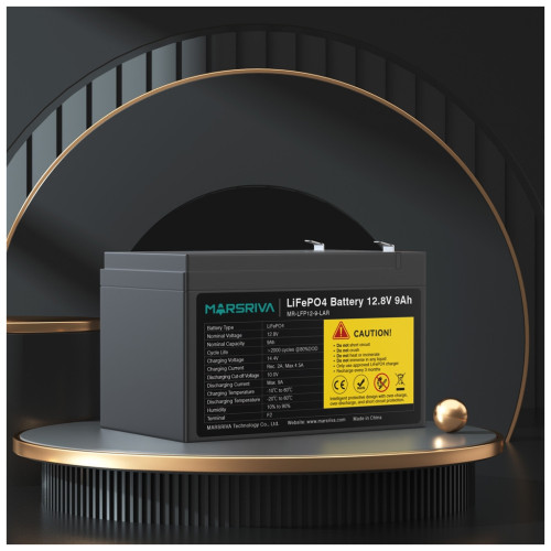 Батарея LiFePo4 Marsriva 12.8V 9Ah (MR-LFP12-9-LAR)