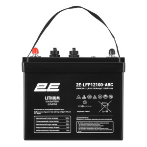 Батарея LiFePo4 2E LFP12, 12V, 100Ah, ABC 4S (2E-LFP12100-ABC)