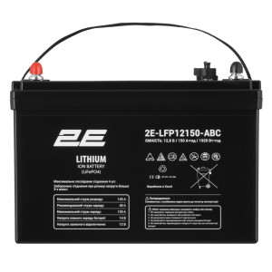 Батарея LiFePo4 2E LFP12, 12В, 150Агод, ABC 4S (2E-LFP12150-ABC)