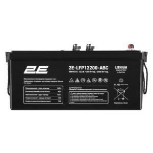 Батарея LiFePo4 2E LFP12, 12В, 200Агод, ABC 4S (2E-LFP12200-ABC)