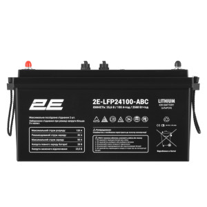 Батарея LiFePo4 2E LFP24, 24В, 100Агод, ABC 8S (2E-LFP24100-ABC)