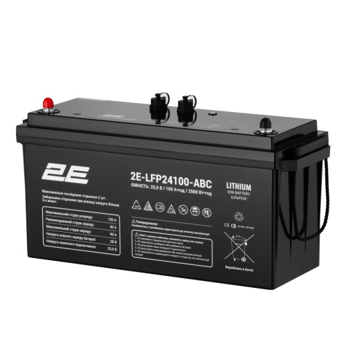 Батарея LiFePo4 2E LFP24, 24В, 100Агод, ABC 8S (2E-LFP24100-ABC)