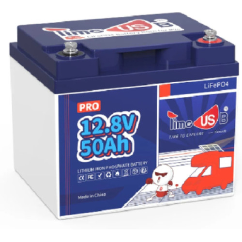 Батарея LiFePo4 Timeusb 12.8V-50Ah (T12V50-PRO-4-A38) Батарея LiFePo4 Timeusb 12.8V-50Ah (T12V50-PRO-4-A38)