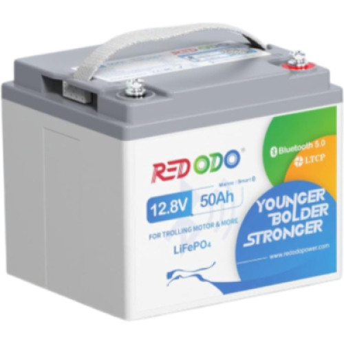 Батарея LiFePo4 Redodo 12.8V-50Ah (R12V50-TM-BT-4-A38) Батарея LiFePo4 Redodo 12.8V-50Ah (R12V50-TM-BT-4-A38)