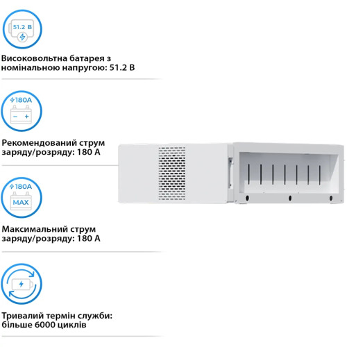 Батарея LiFePo4 Deye BOS-B-Pack16-A3, 51.2V 314Ah (BOS-B-Pack16-A3)