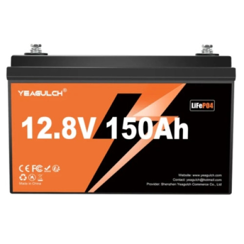 Батарея LiFePo4 YEAGULCH 12.8V 150Ah (YEAGULCH-12,8V/150Ah) Батарея LiFePo4 YEAGULCH 12.8V 150Ah (YEAGULCH-12,8V/150Ah)