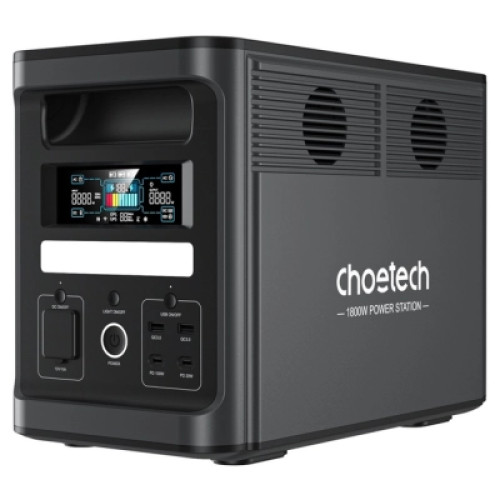 Зарядна станція Choetech BS065-EU-BK 1800W (BS065-EU-BK)