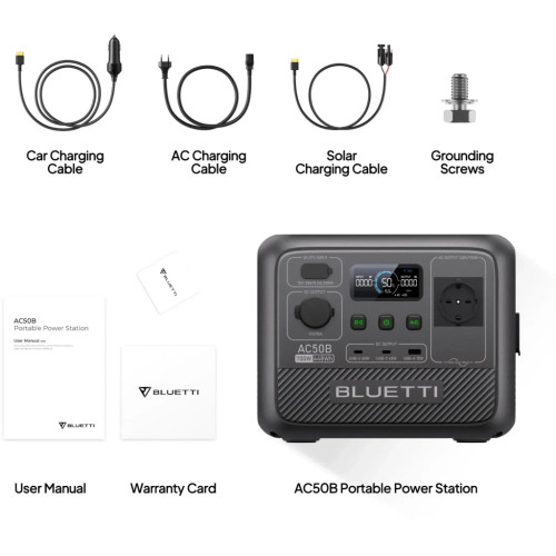Зарядна станція BLUETTI AC50B 700W 448Wh (AC50B)