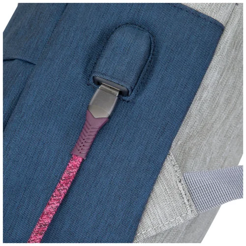 Рюкзак для ноутбука RivaCase 15.6 7562 Anti-theft, water-repellent, Grey / Dark Blue (7562Grey/DarkBlue)