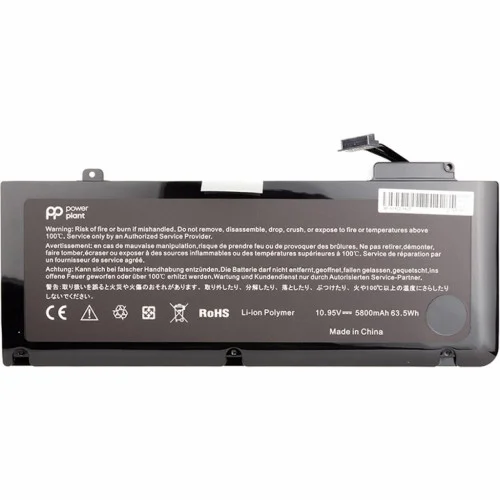 Акумулятор до ноутбука APPLE MacBook Pro 13 (A1322) 10.95V 63.5Wh PowerPlant (NB420377)