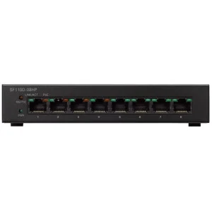 Комутатор мережевий Cisco SF110D-08HP-EU