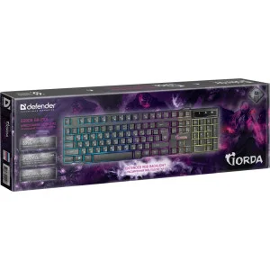 Клавіатура Defender Gorda GK-210L RU RGB (45210)